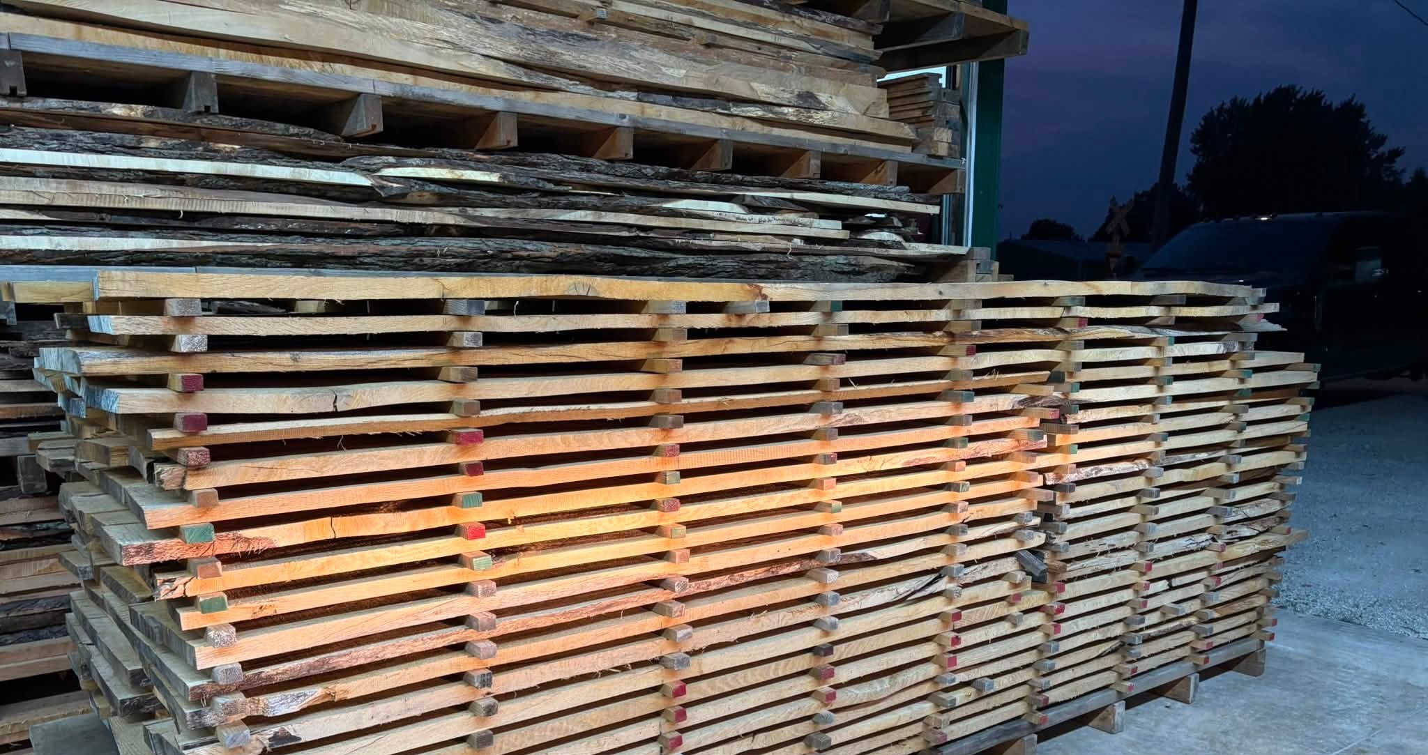 Some of Diller Millworks lumber in stock